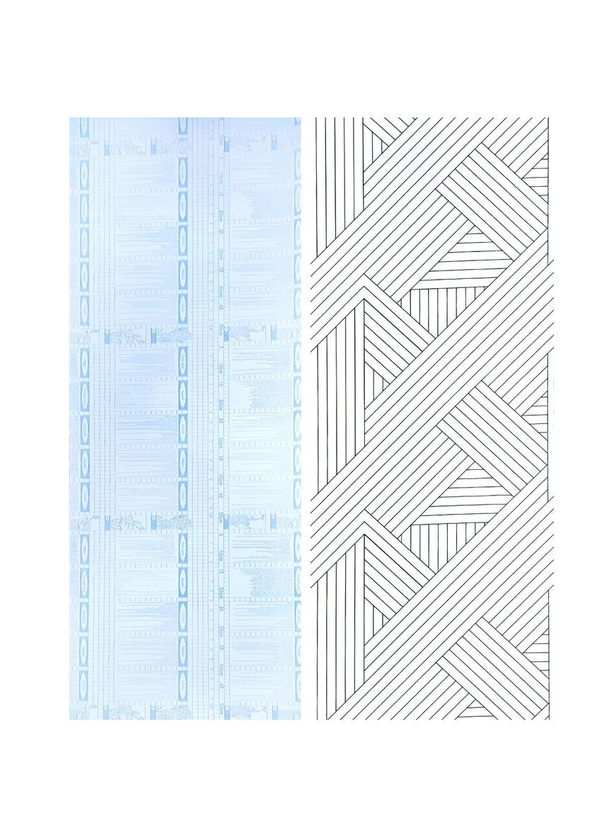 Самоклеюча плівка біла з орнаментом 0,45х10м SW-00001223 Sticker Wall (278314442)