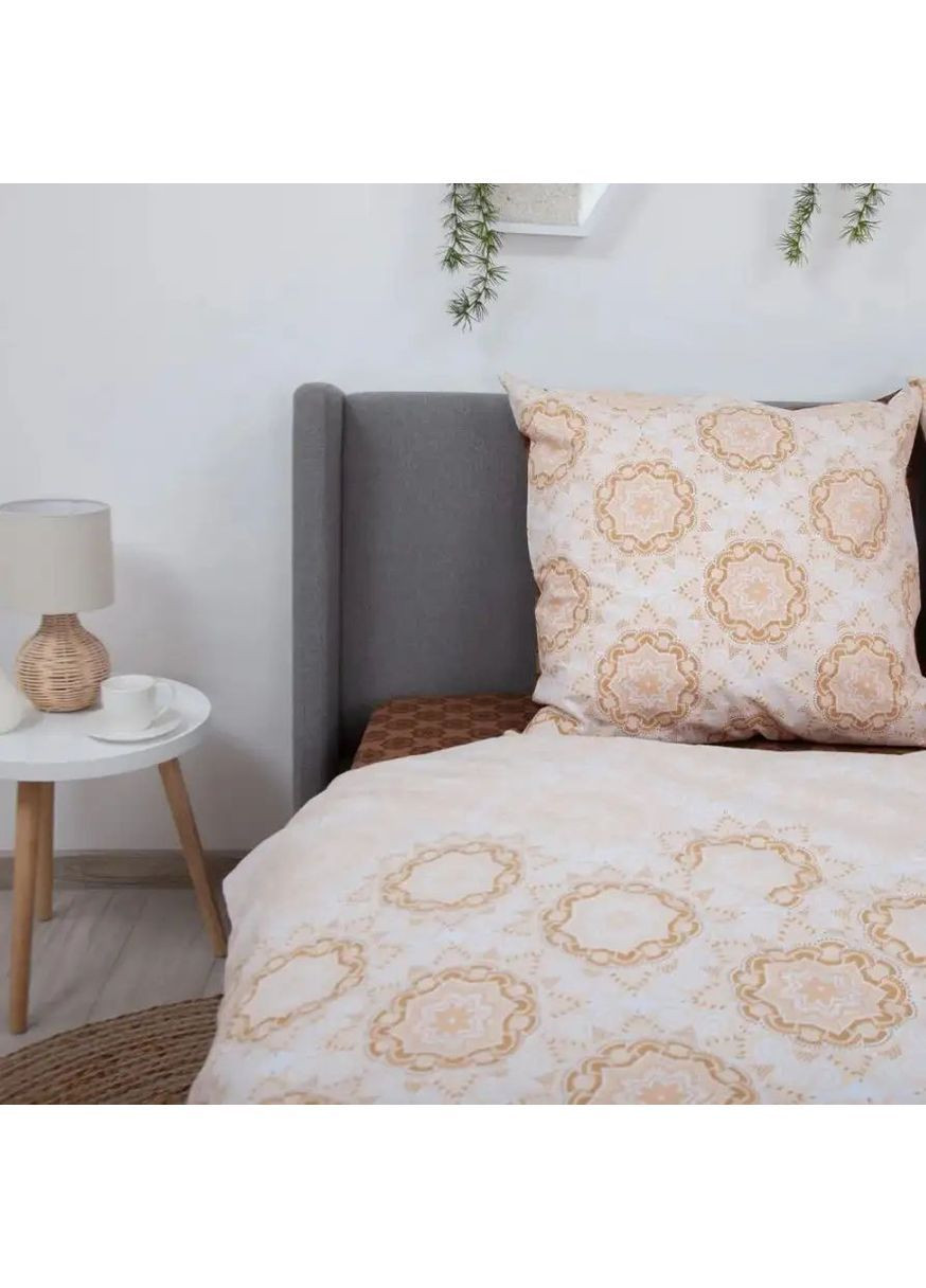 Комплект полуторный постельного белья с наволочками 70*70 см, 115 гр/м2 Debbi Brown Коричневый (14060150215) ТЕП (364100071)