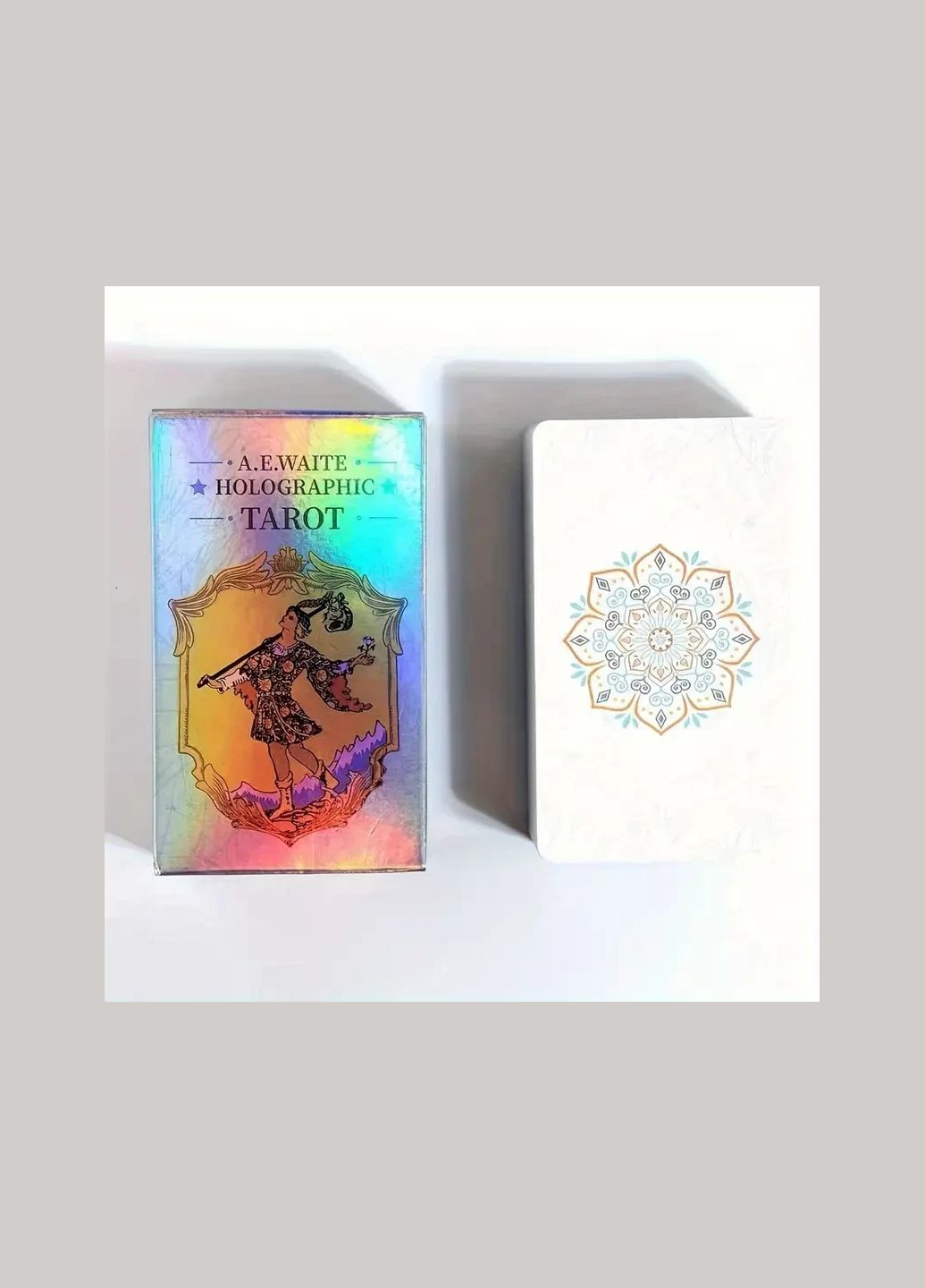 Голографические карты Таро Райдера-Вейта A.E.Waite Holographic Tarot 78 карт Taro (332183701)