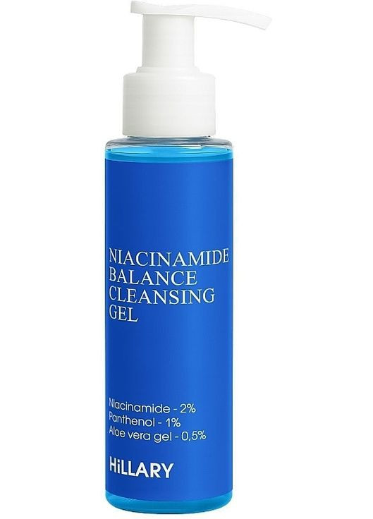 Очищающий балансировочный гель для умывания с ниацинамидом Niacinamide Balance Cleansing Gel 100ml (1512576-40503474) Hillary (368642251)