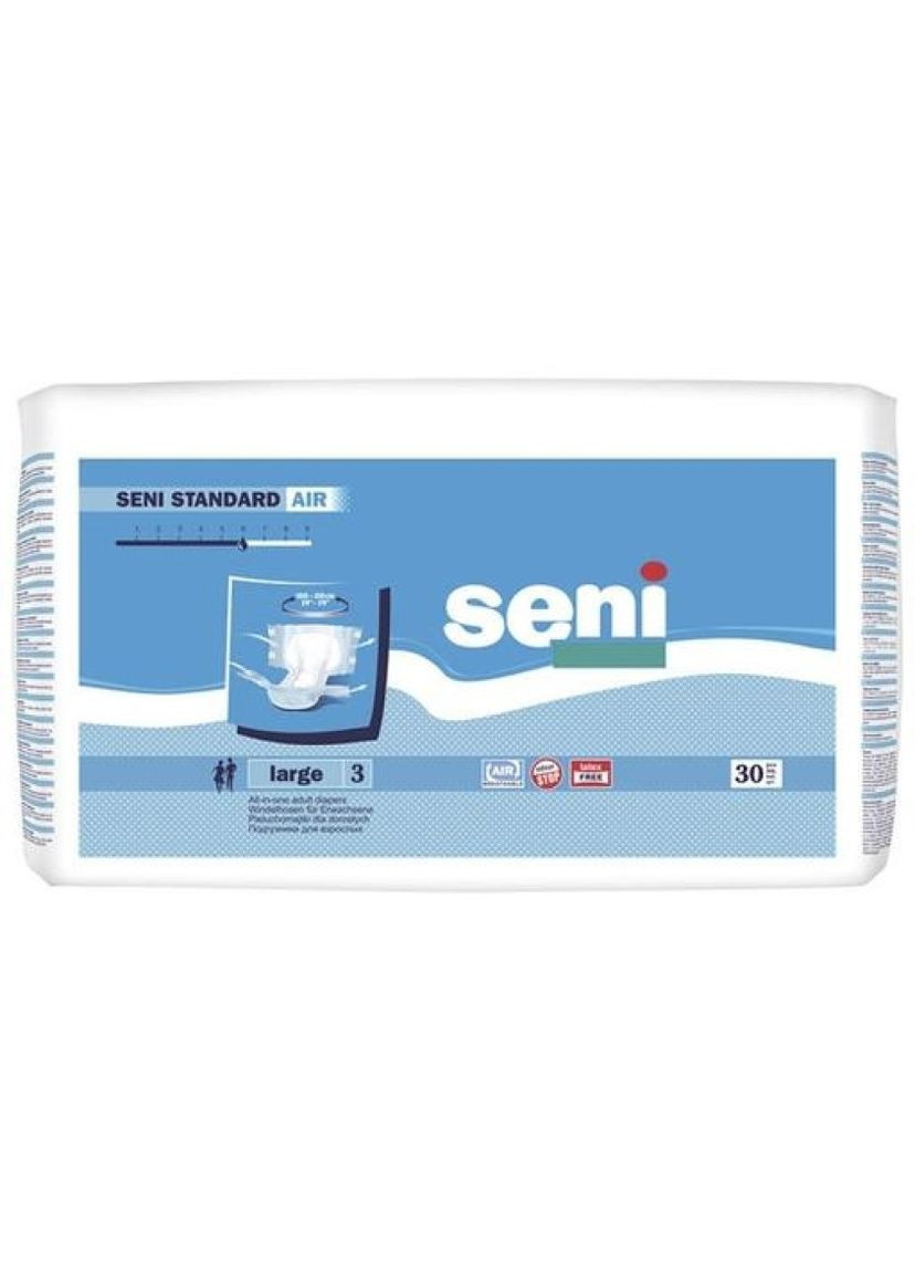Подгузники для взрослых Standard Air L, 30 шт. Seni SE-094-LA30-SA1 (328447565)