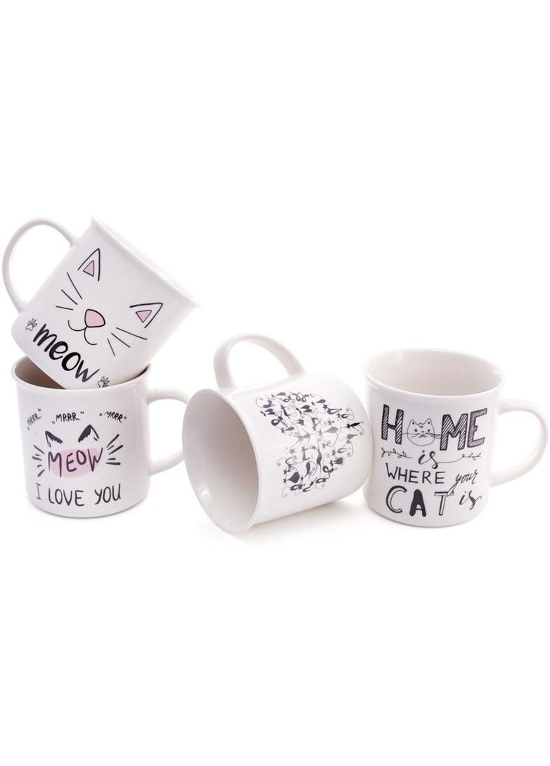 Кружка порцелянова "Мяу" 400мл Bona (372171060)