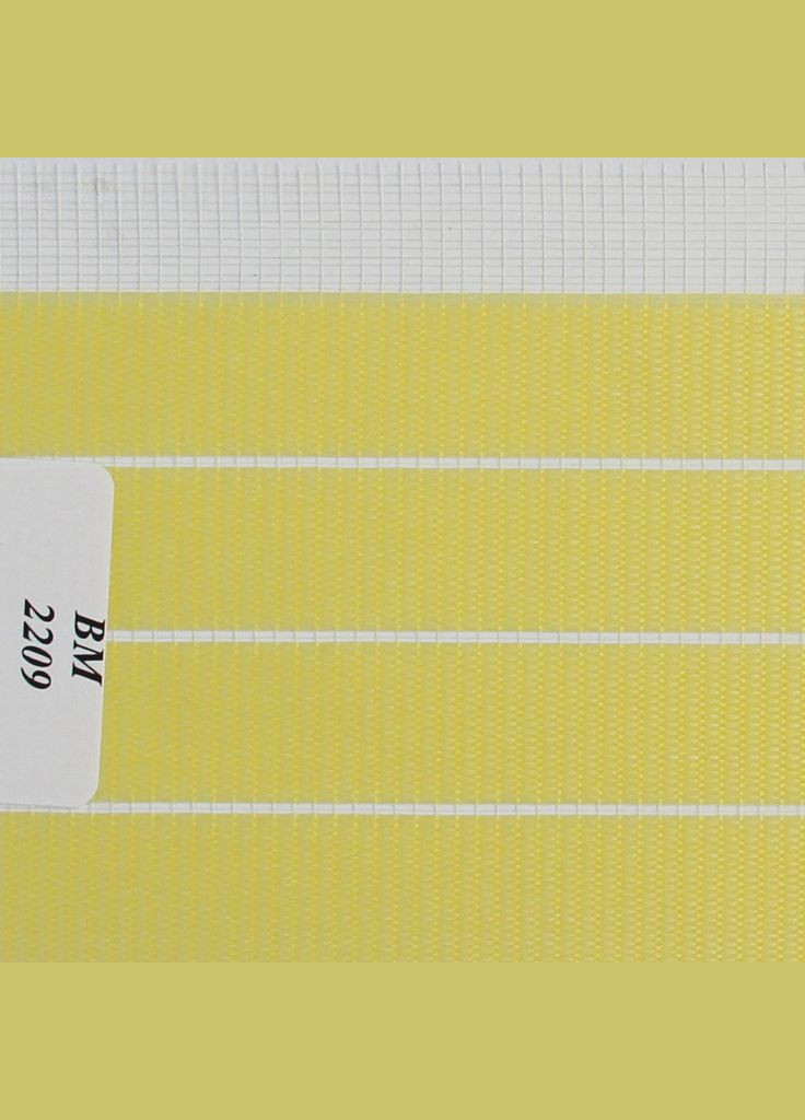 Рулонні штори День ніч Тканина Зебра ВМ-2209 Жовтий Maranda (368828509)