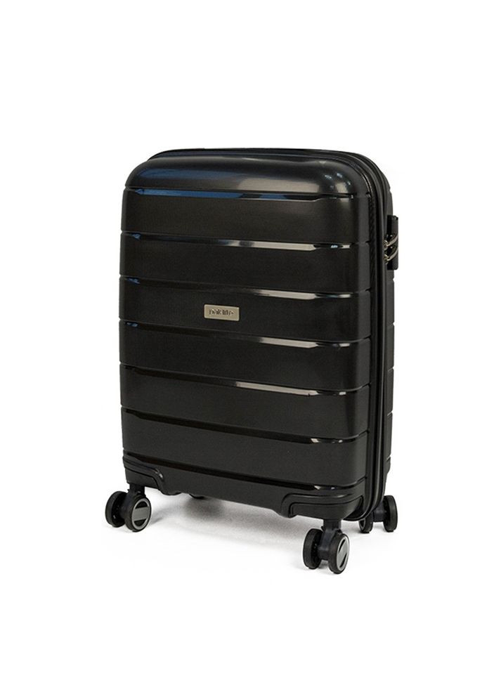 Чемодан Paklite Mailand Deluxe S Black на 4 колесах 36 л TL07424701 Travelite (316623981)