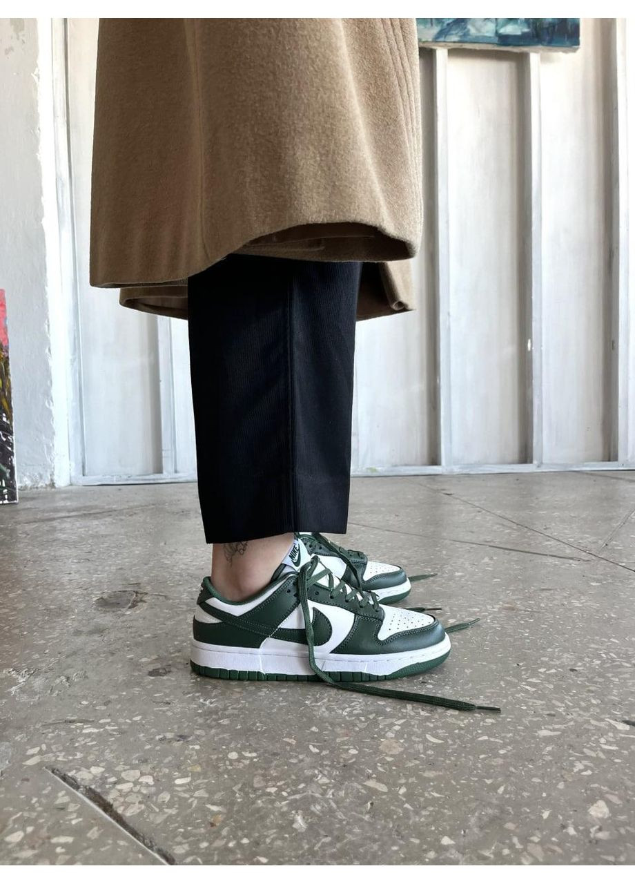 КРОСІВКИ ЖІНОЧІ NIKE DUNK LOW VARSITY GREEN НАЙК СБ ДАНК No Brand сірі демісезони (369390143)