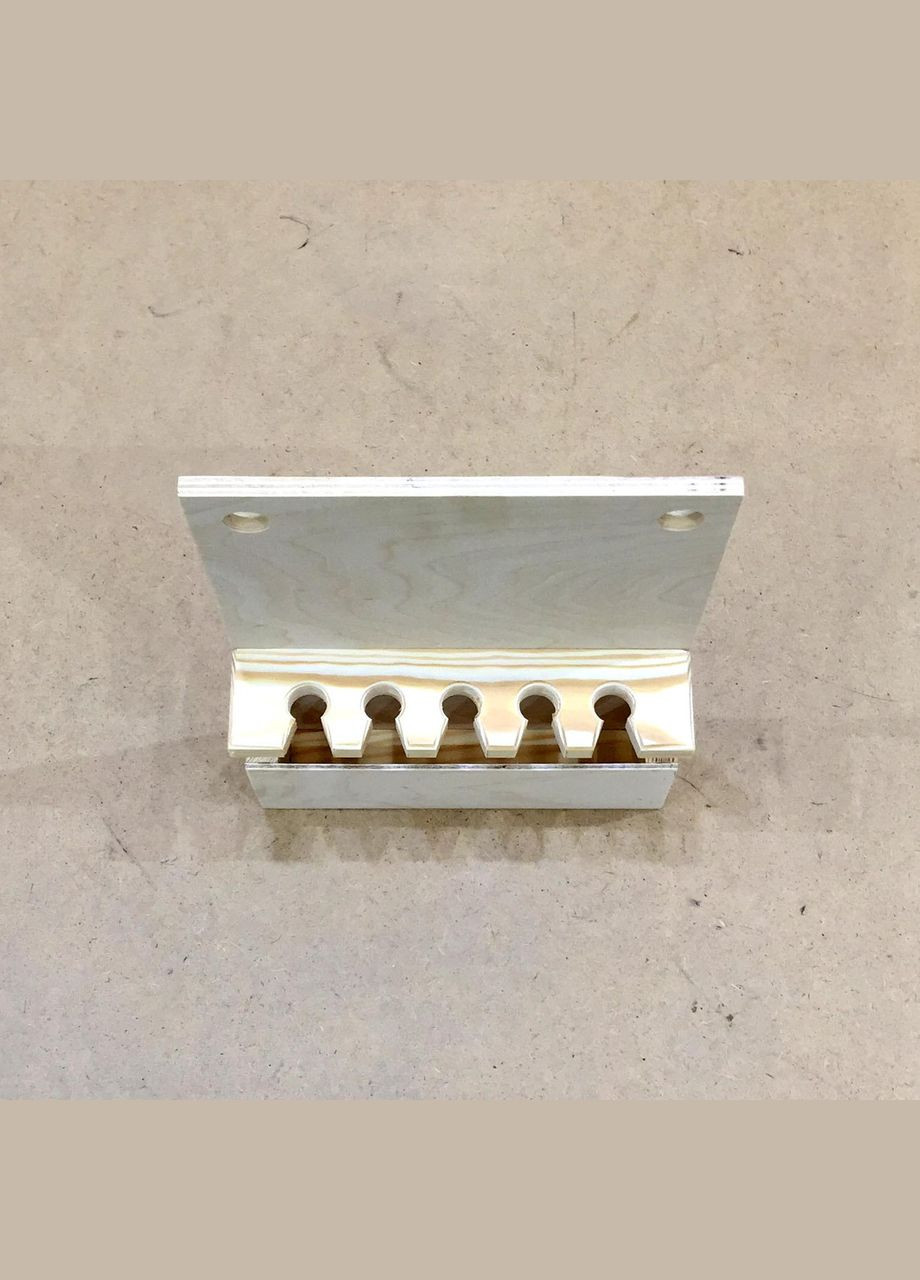 Органайзер для стамесок з дерева Туїра 5 (ОСБ-500100) No Brand (328912239)