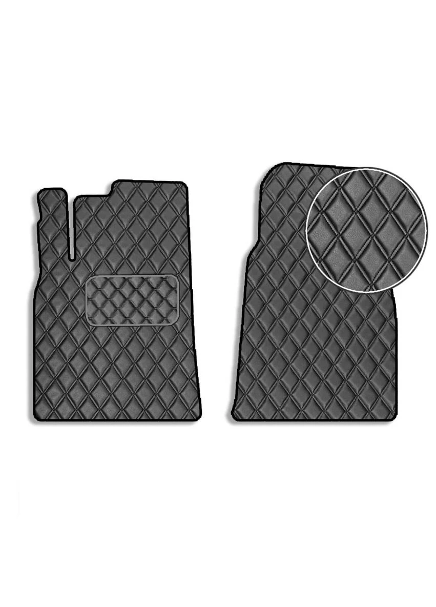 Килимки у салон передні для Chevrolet Captiva 2006-2010 Екошкіра с подпятником 2 шт (Rombus) S4C Captiva 2006-2018 (374995089)