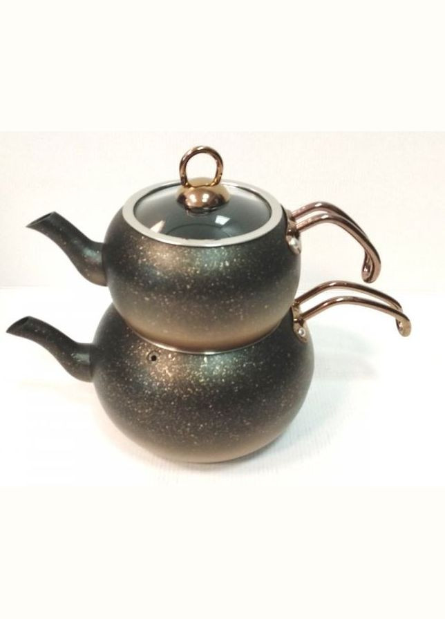 Двоярусний чайник O.M.S. Collection 8210L-Bronze OMS (273217193)