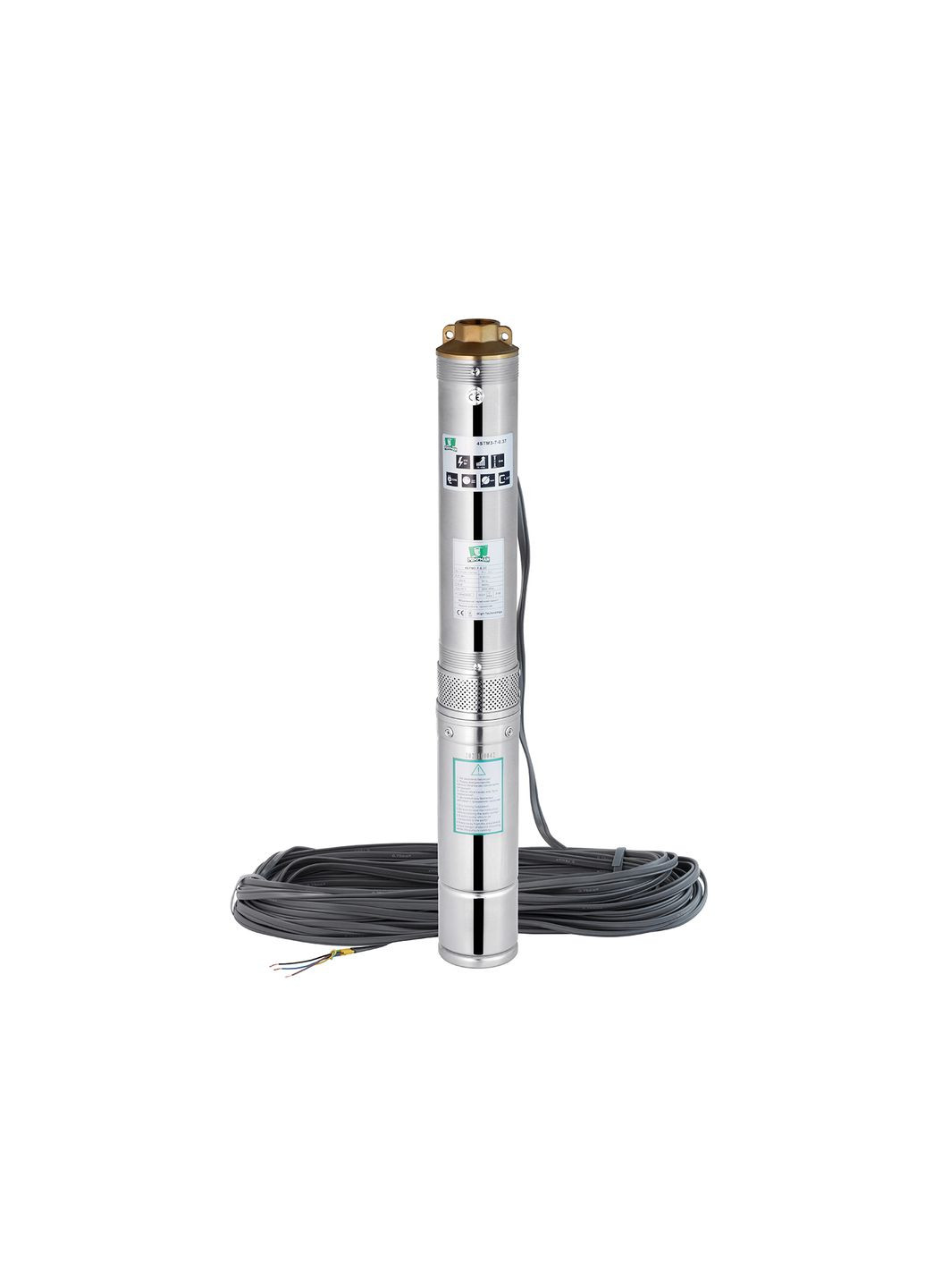 Насос глибинний відцентрований багатоступінчатий 4STM3-7-0,37 кВт Hmax 50 м Qmax 4,8 куб.м 370 Вт Pumpman (363262959)