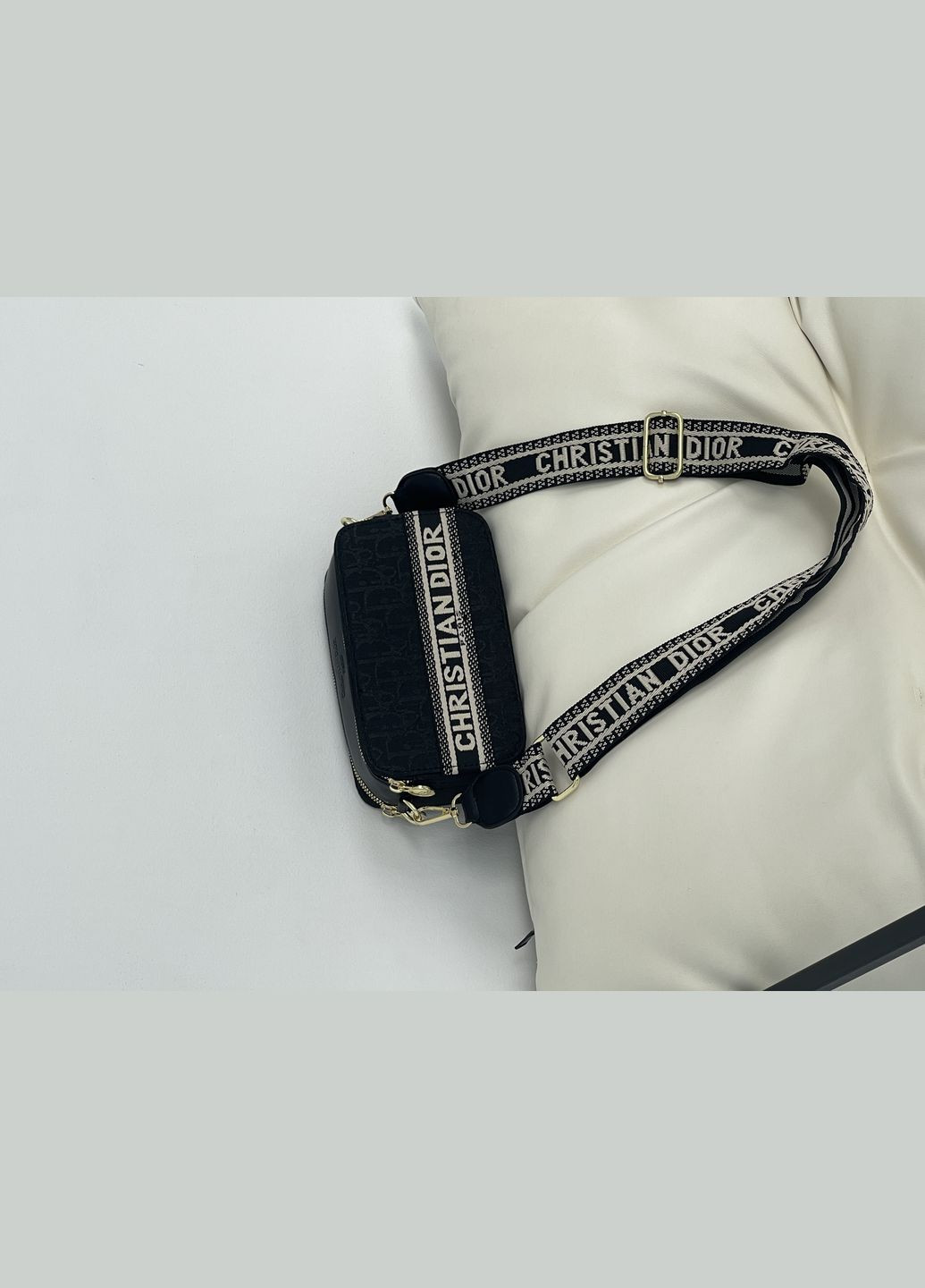 Сумка Кристиан Диор Textile черный No Brand (322457926)