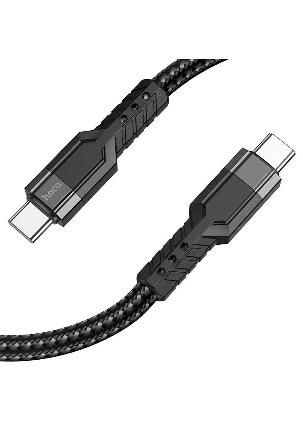 Дата кабель U110 charging data sync Type-C to Type-C 60W (1.2 m) Hoco (294723618)