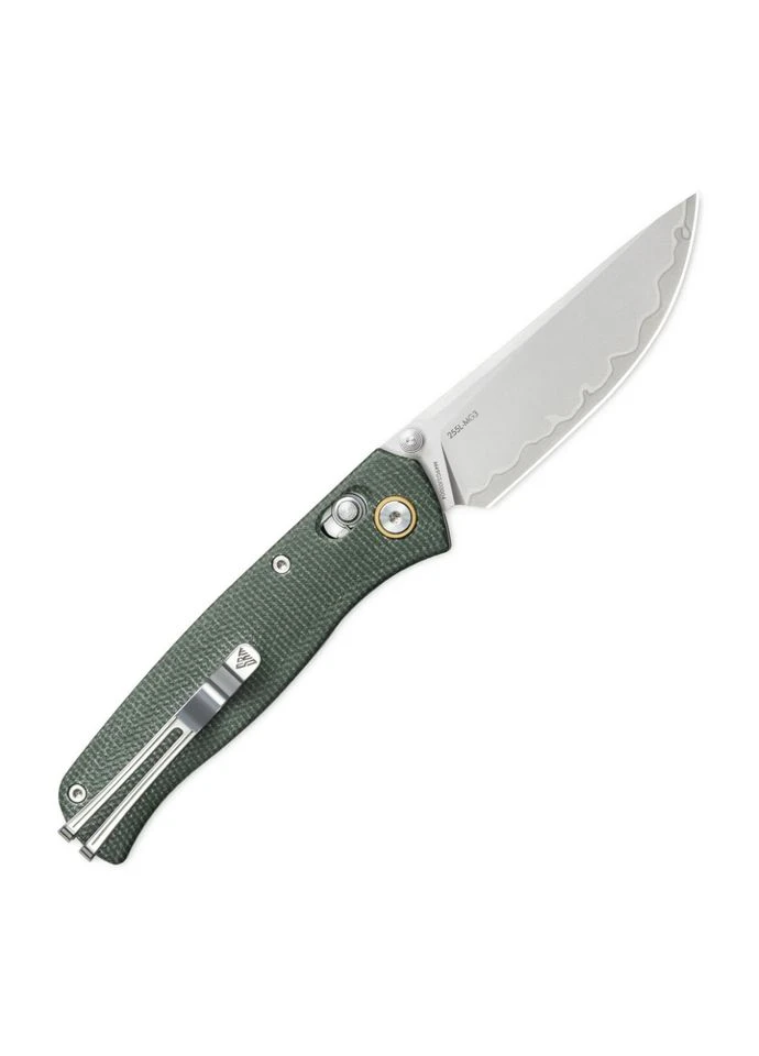 Ніж складаний туристичний Medal (8,2 см) 140Cr / Micarta, зелений SRM (398218304)
