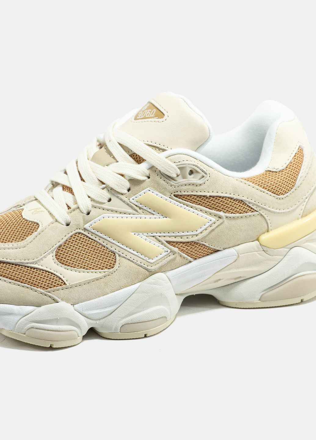Кроссовки женские New Balance 9060 Beige | Нью Баланс 9060 бежевые No Brand бежевые демисезоны (335012366)