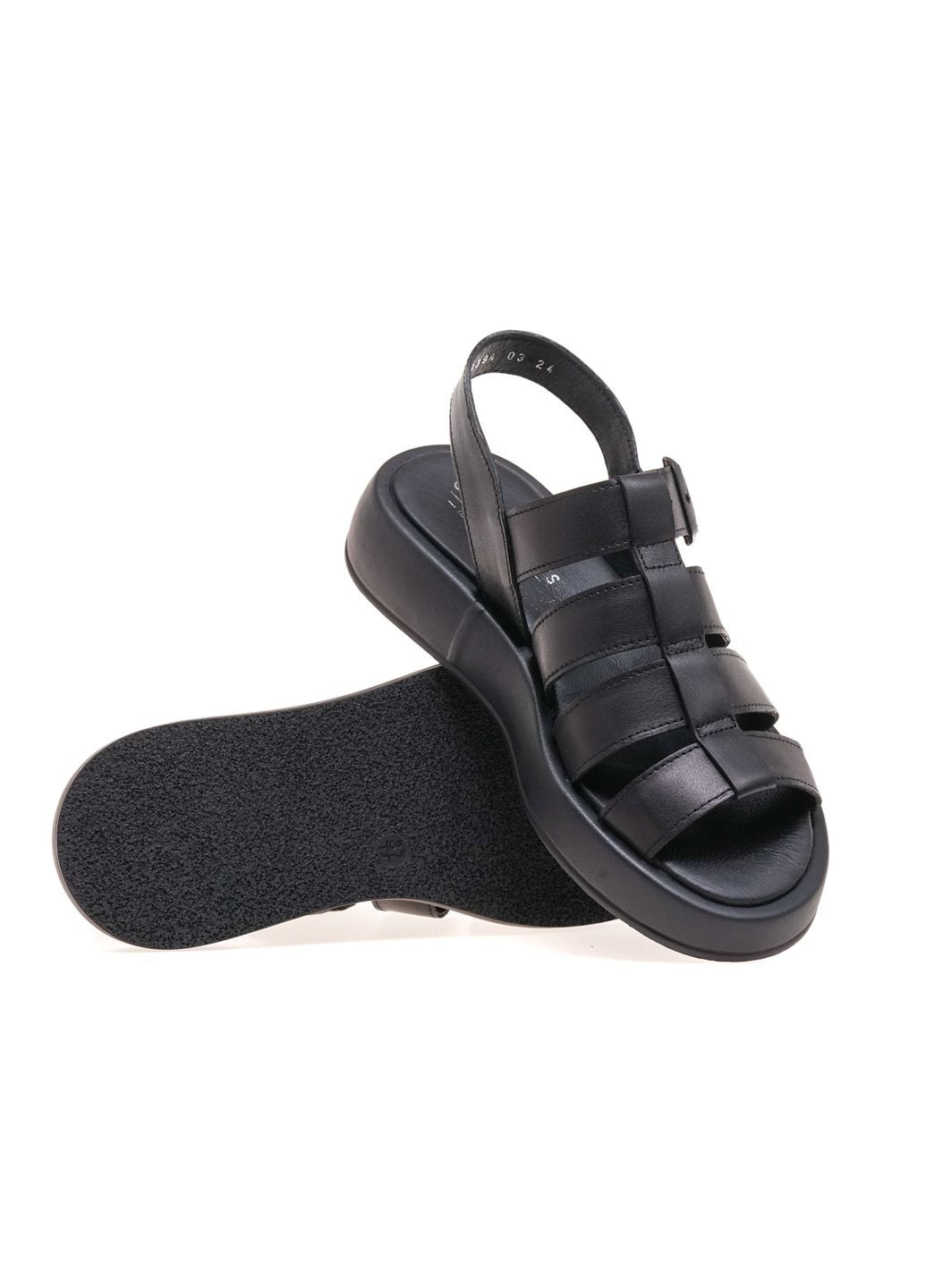 Черные босоножки 8394-75-st/black Goodboots