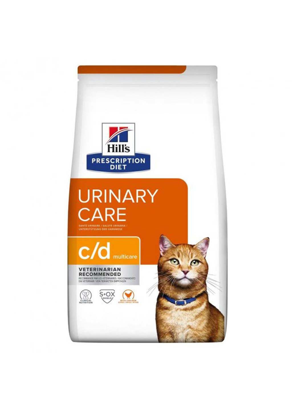 Лечебный корм Prescription Diet c/d Urinary Care с курицей для кошек при заболевании мочевыводящих путей 8 кг HILLS (286472973)