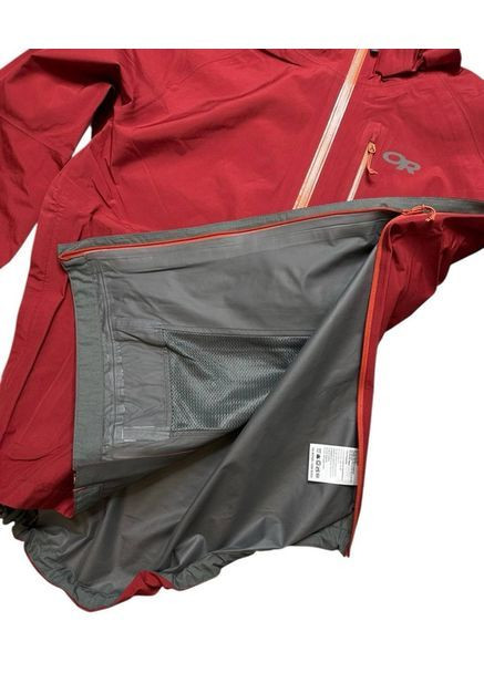 Кирпичная демисезонная ветровка Outdoor Research Foray 1 Gore-tex