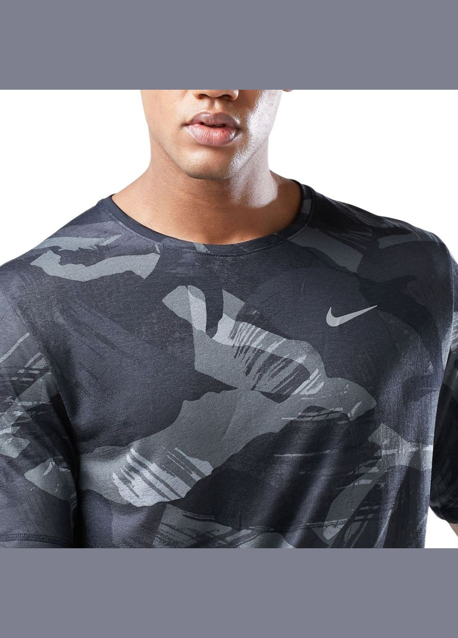 Сіра футболка m nk df miler s camo dq4736-010 Nike