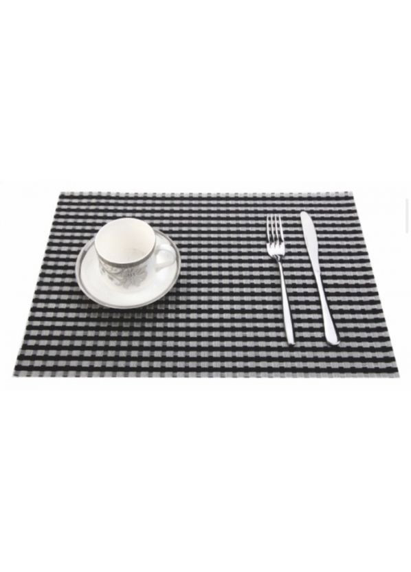 Серветка під гаряче EM-4204 30х45 см чорне срібло Empire (369530377)