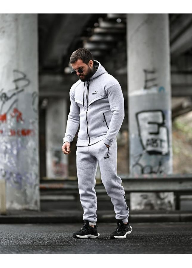 Чоловічий спортивний костюм на флісі Puma No Brand (364196614)
