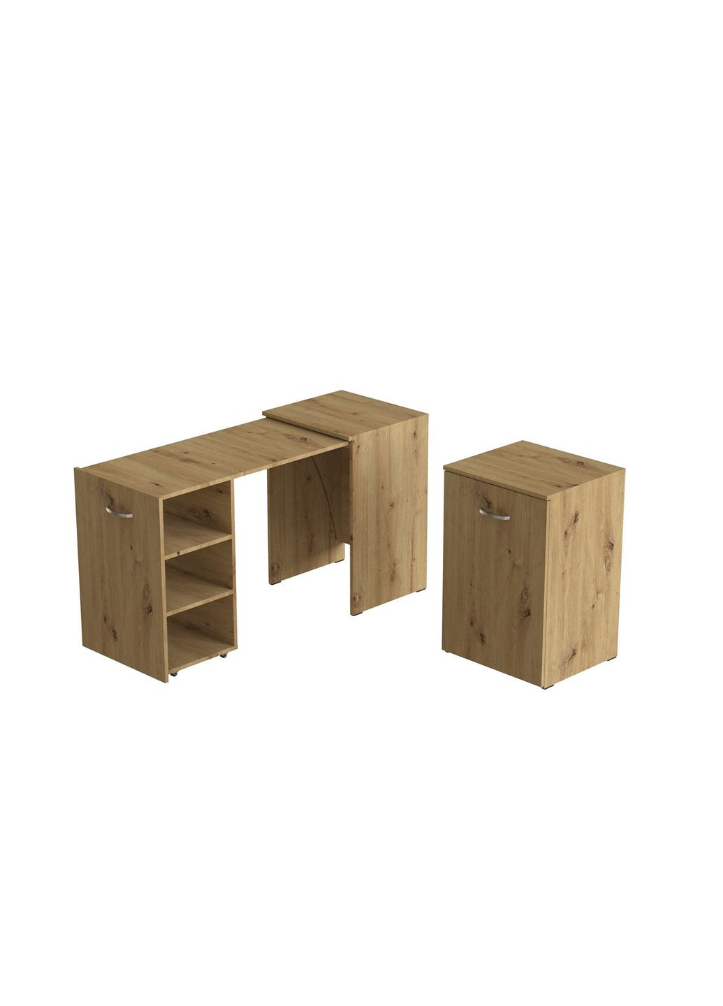 Стол-тумба трансформер Смарт 1/2 750x1450x600 ДСП Дуб Артизан 16 мм (FRD-105079) Ferrum-decor (365445014)