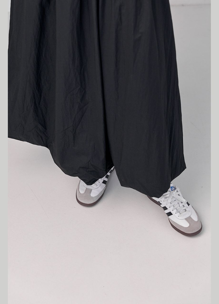 Черная праздничный однотонная юбка Lurex