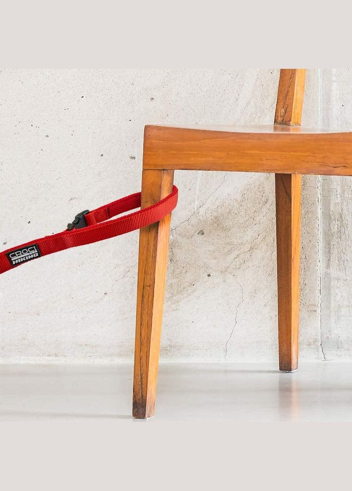 Повідець для собак нейлоновий 120 х 2 см Hiking Reflective червоний (8023222171589) Croci (318100580)