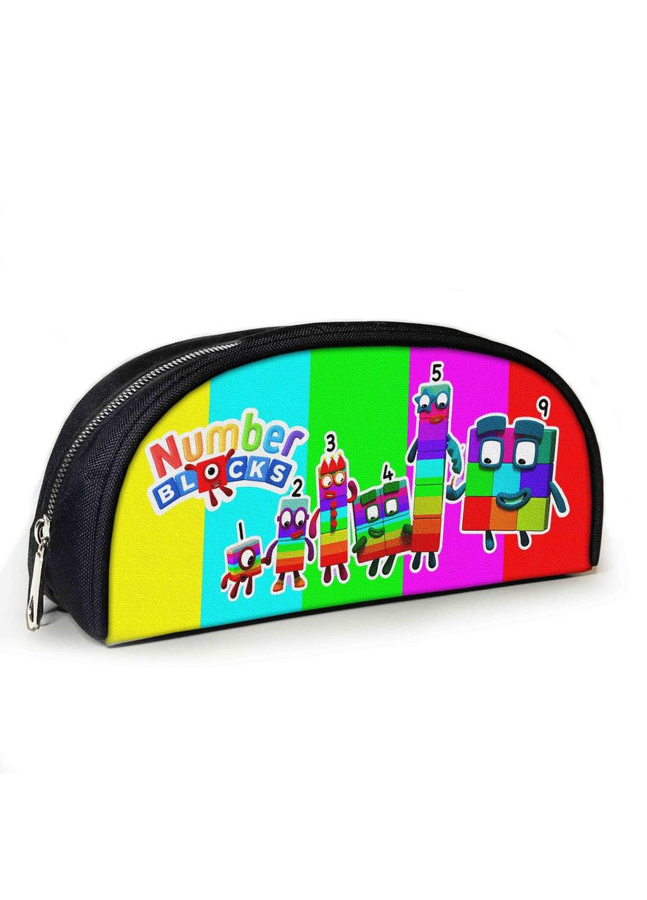 Пенал школьный с принтом Numberblocks 23х10х8 см детский для девочки,мальчика (3987) No Brand (364859016)