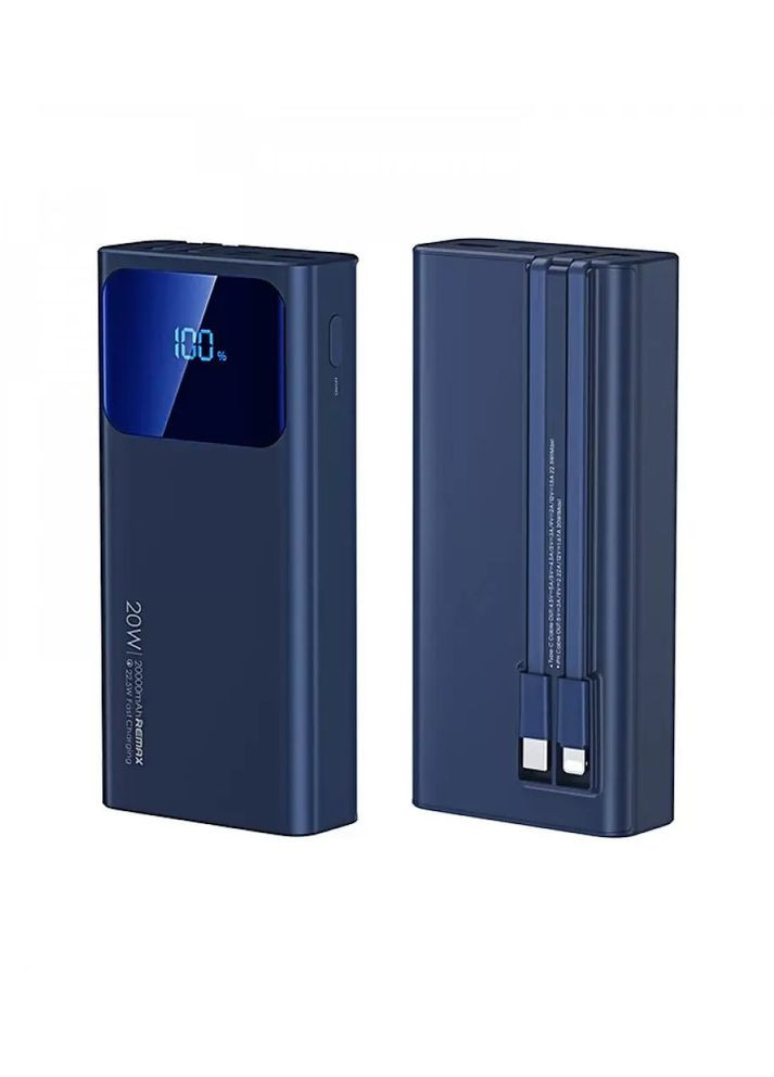 Портативная батарея RPP535 20000 mAh Voyage Series 20W+22.5W синяя Remax (293945082)
