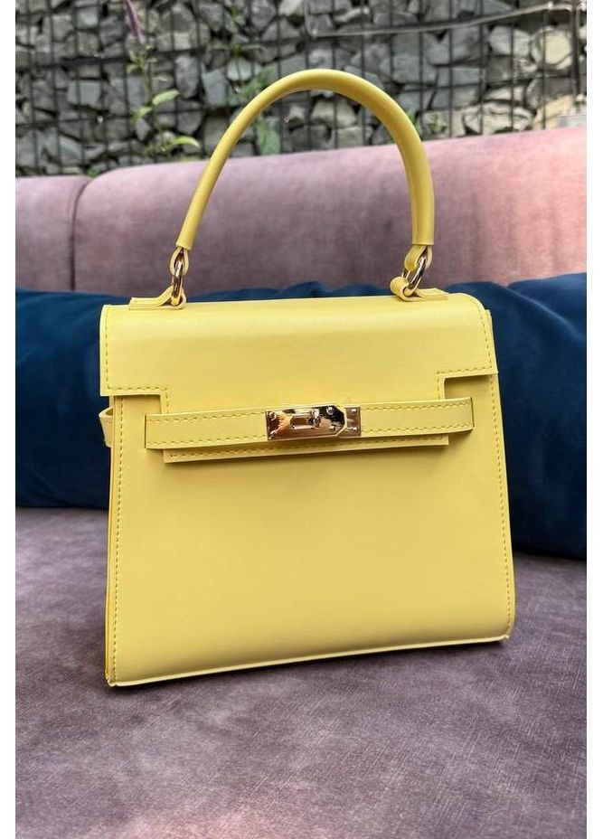 Сумка жіноча Крос боді жовта з екошкіри NIUNIU (361230257)