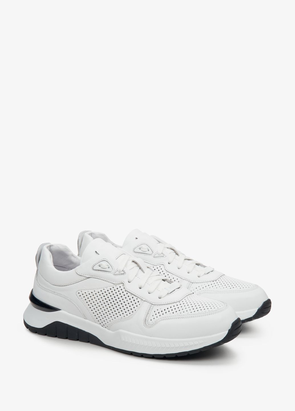 Белые летние кроссовки, цвет белый Estro