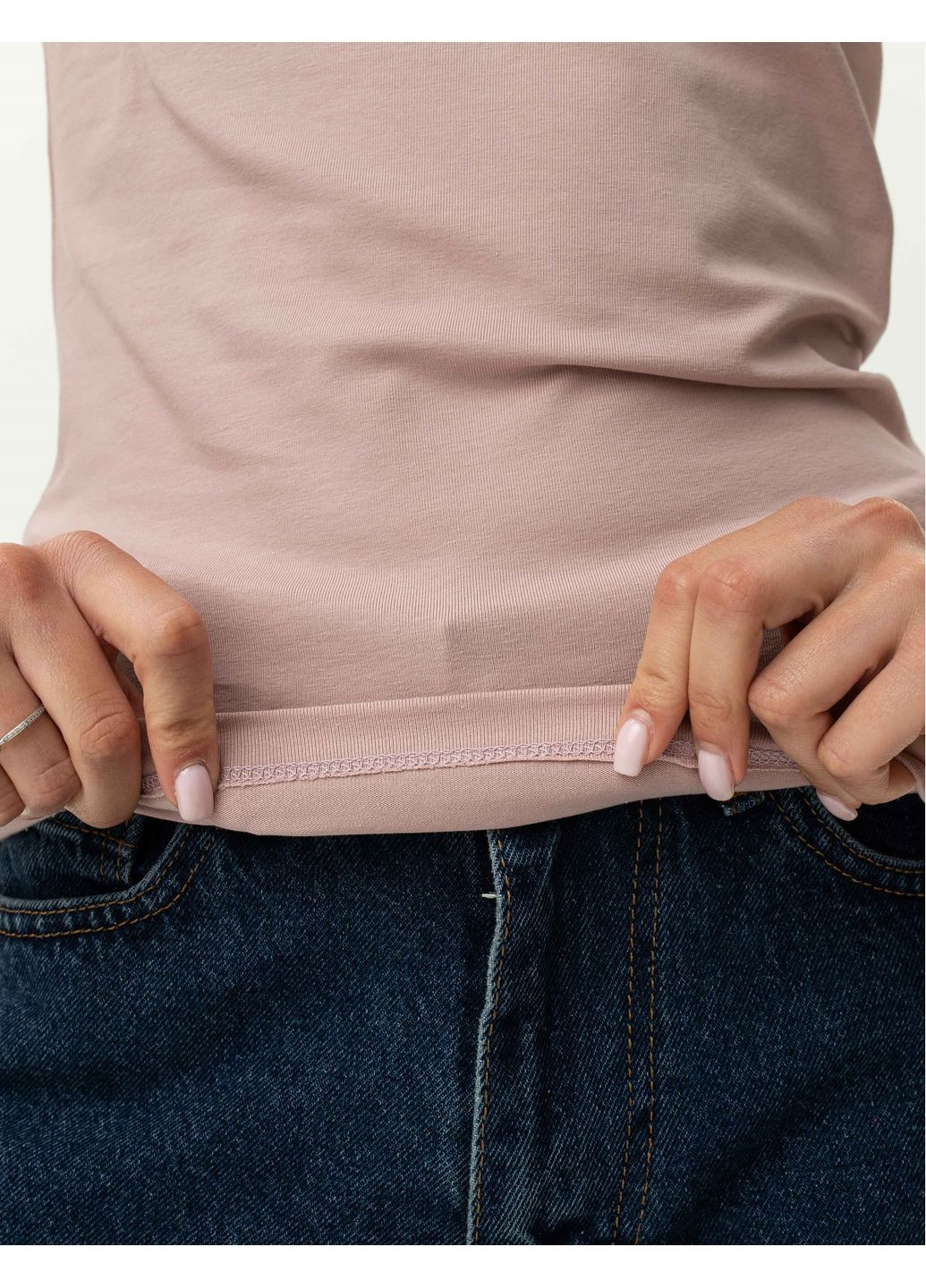 Жіноча приталена футболка (0018500KAPXS) Casual Trend №185 - (358935209)