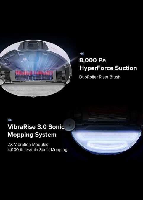 Робот-пилосос S8 Max Ultra White (S8MU02-00) RoboRock (341487375)