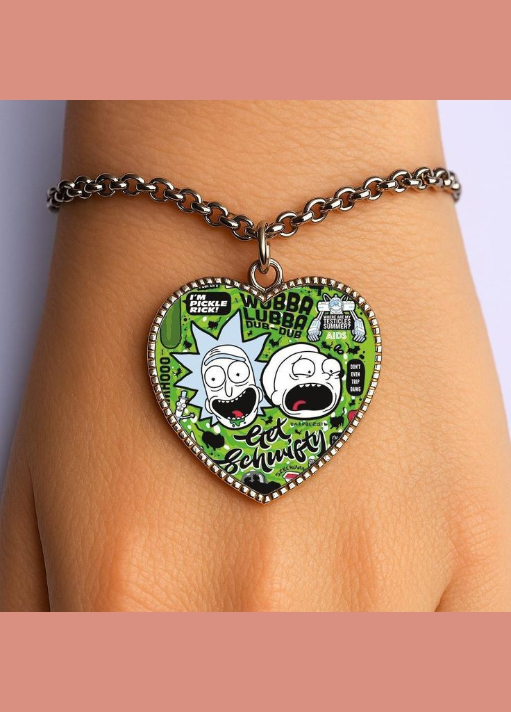 Браслет Рік і Морті #002 (серце) No Brand (329331106)