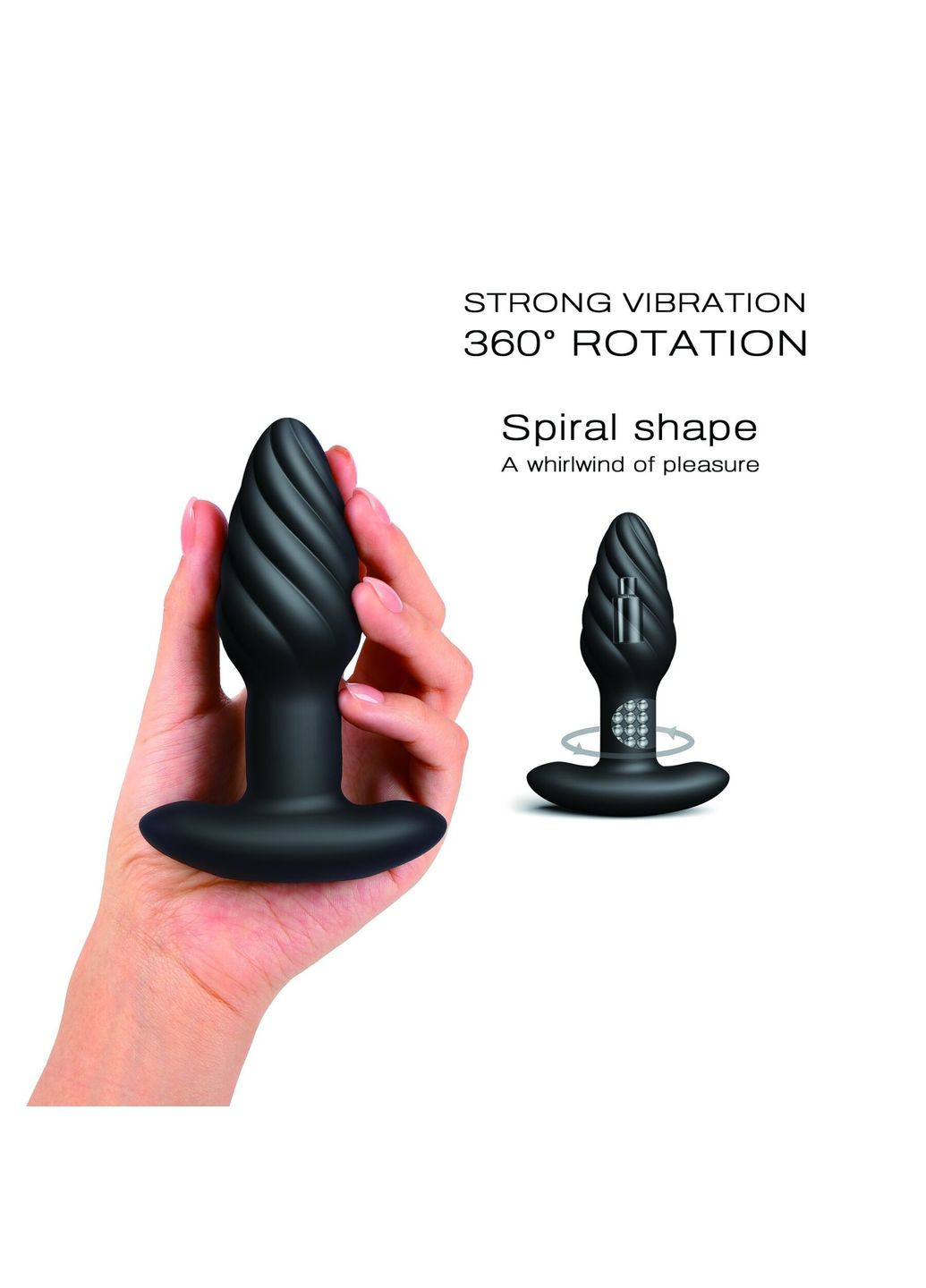 Анальна пробка SPIN PLUG Dorcel (296626939)