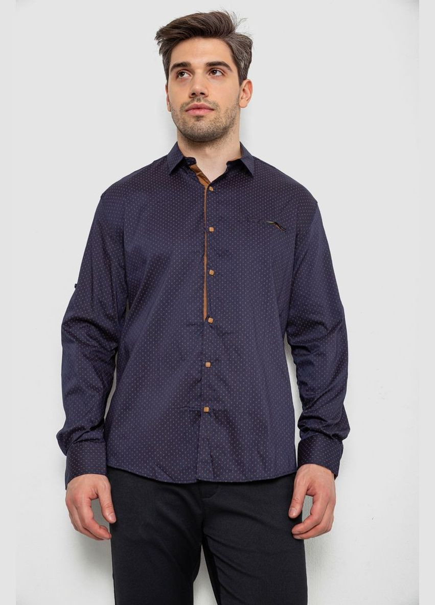 Темно-синяя рубашка Ager