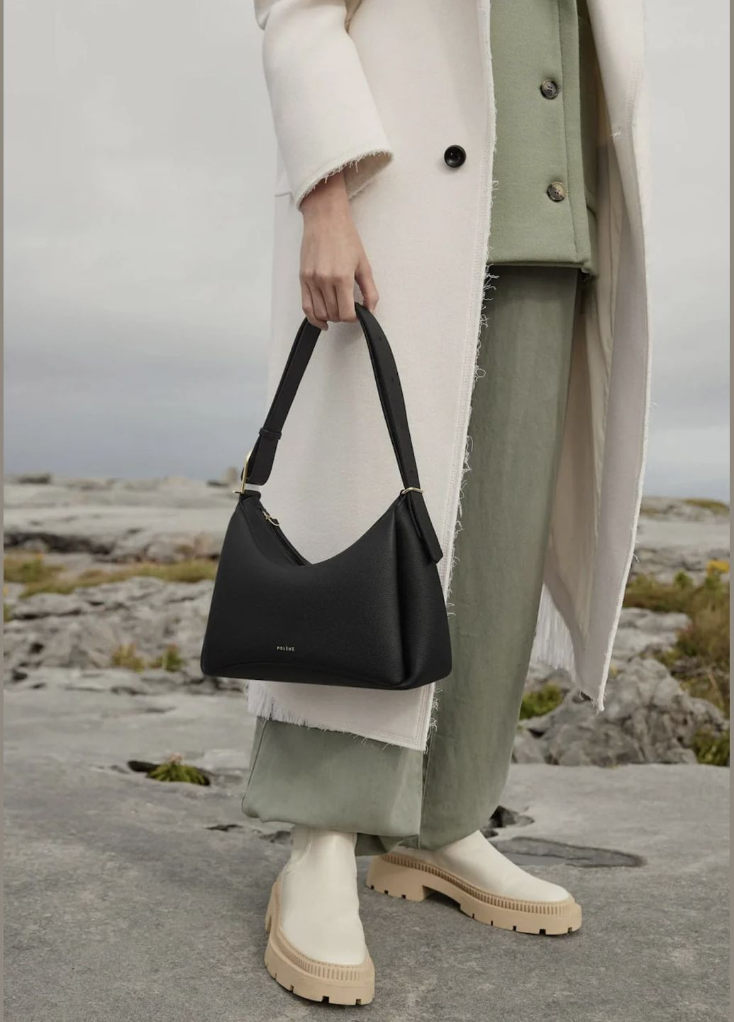 Сумка женская Polene Черный No Brand Umi (300854827)