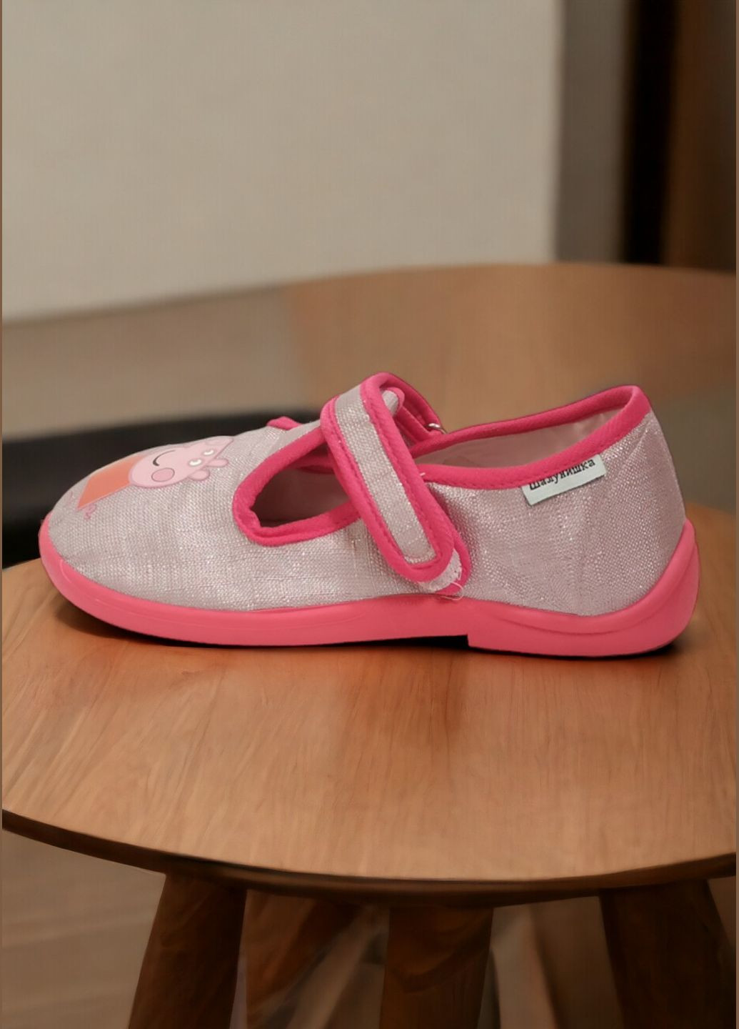 Тапочки текстильні для дівчинки Шалунишка (325422996)