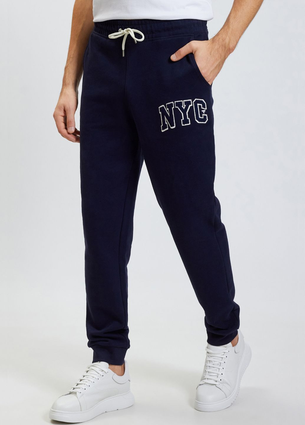 Синие демисезонные брюки Fred Mello