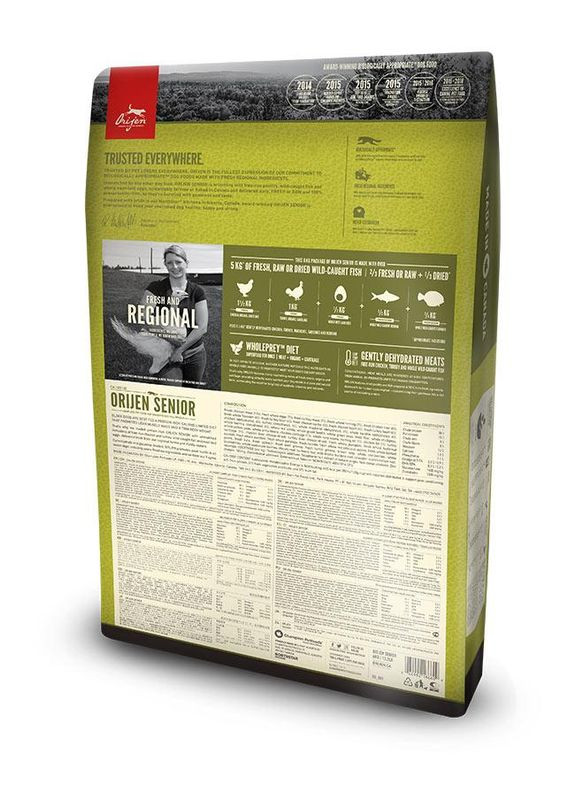Senior (Ориджин Сеньор) сухой корм для пожилых собак 2 кг. Orijen (297512634)