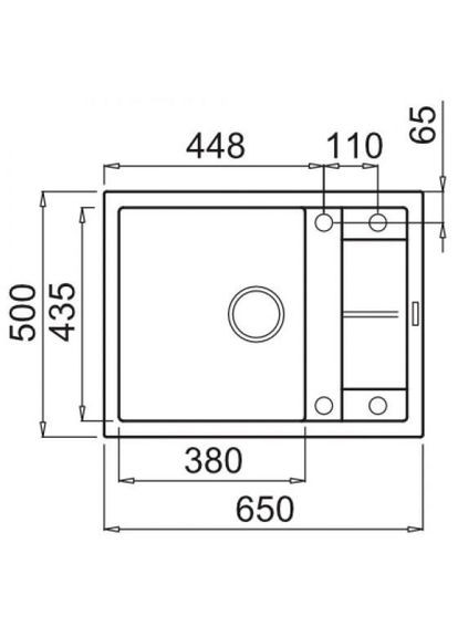 Кухонная мойка Unico 125 Nero 40 ELLECI (314929214)
