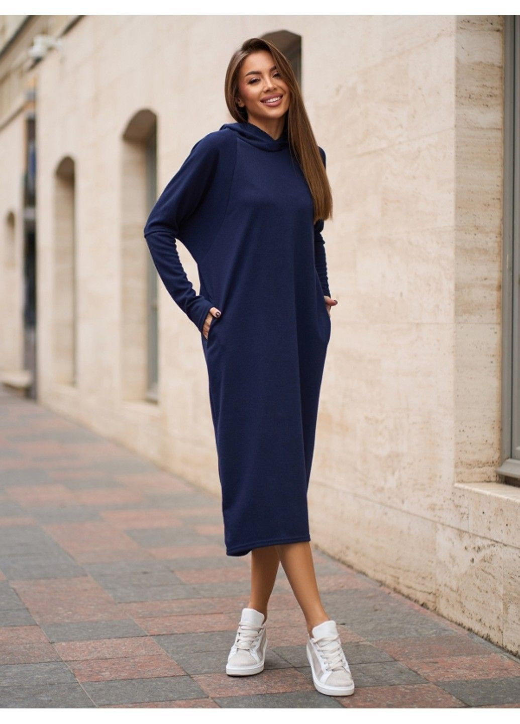 Синее повседневный платье issa pus 15364 3 темно-синий ISSA PLUS