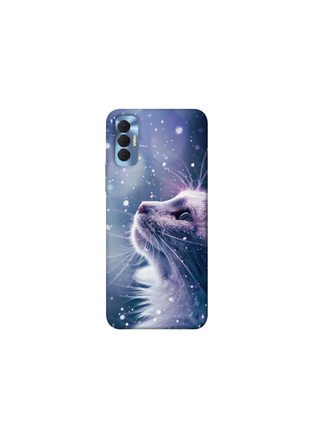 Чехол на TECNO Spark 8P Snow cat Frontalka (346496991)