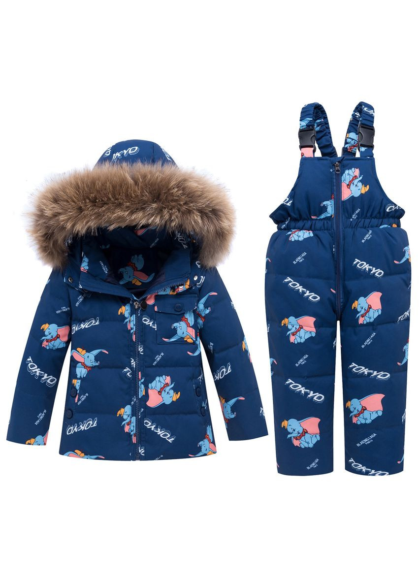 Комбінезон дитячий зі слониками ( 100см) (5077) Qoopixie (292395089)