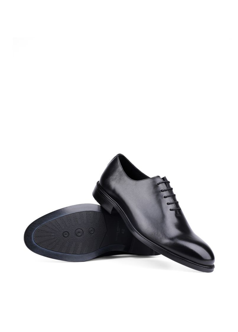 Черные мужские туфли kt1195-56b256 черная кожа Miguel Miratez