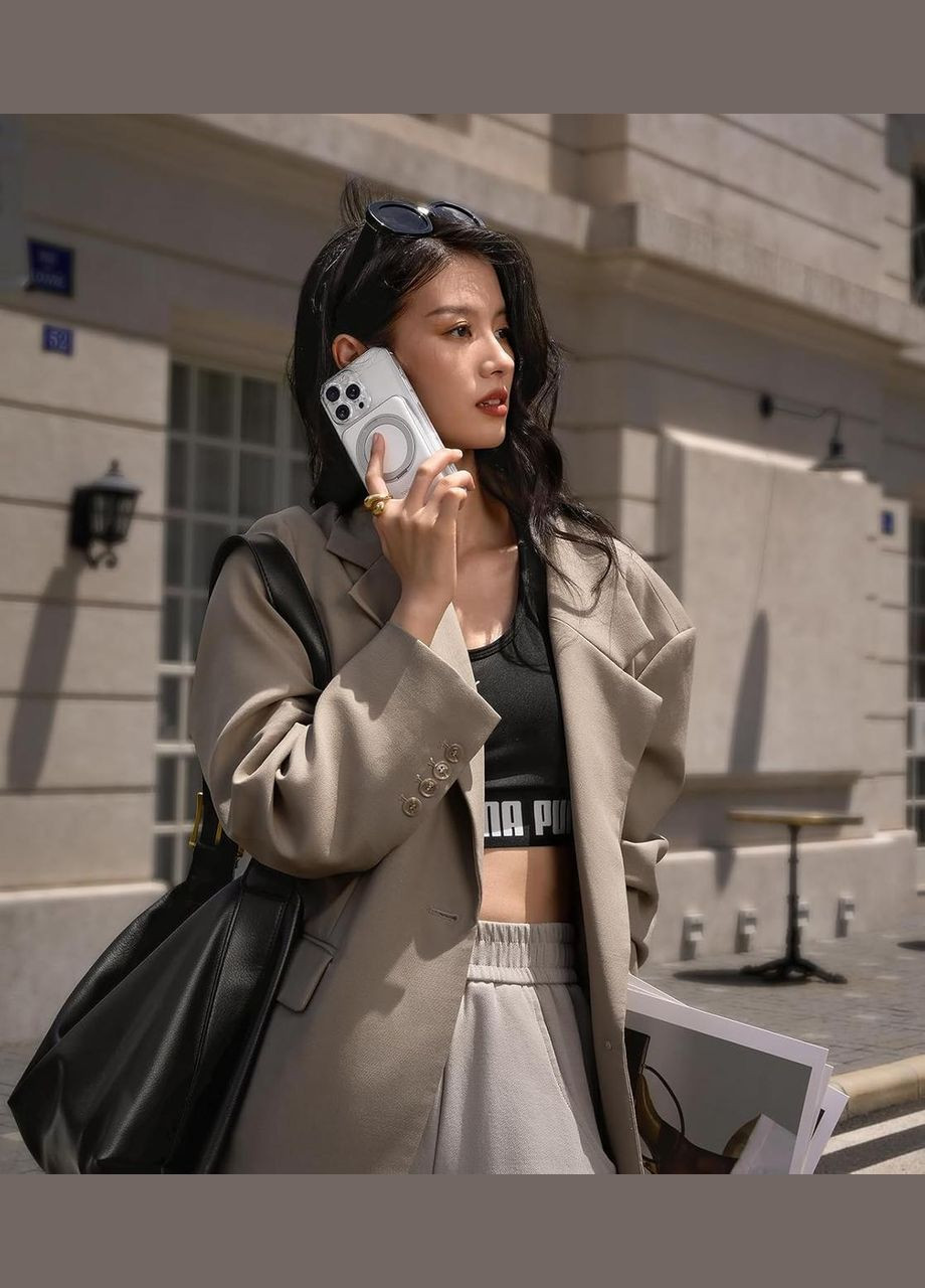 5000mAh Магнитный Power Bank MagSafe, для iPhone 15 14 13 12 беспроводная зарядка, подставка, Повербанк Torras (326799896)