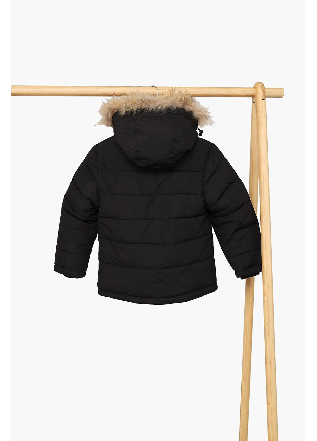 Чорна зимня куртка для хлопчика колір чорний цб-00280161 SLLIVINO