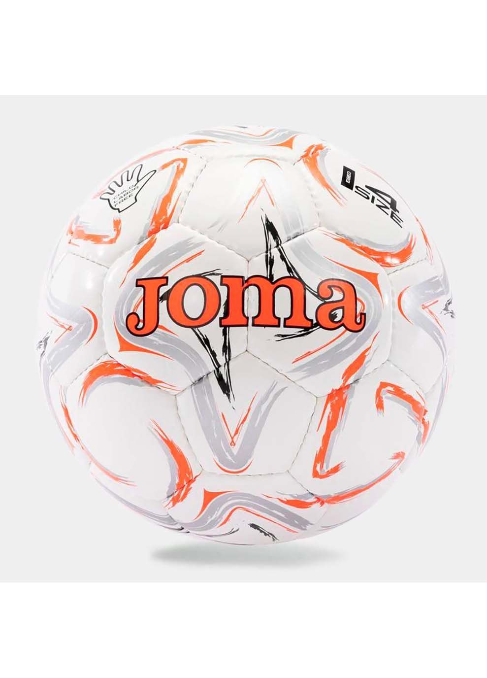 М'яч футбольний EGEO II Білий, Кораловий 4 Joma (367600766)