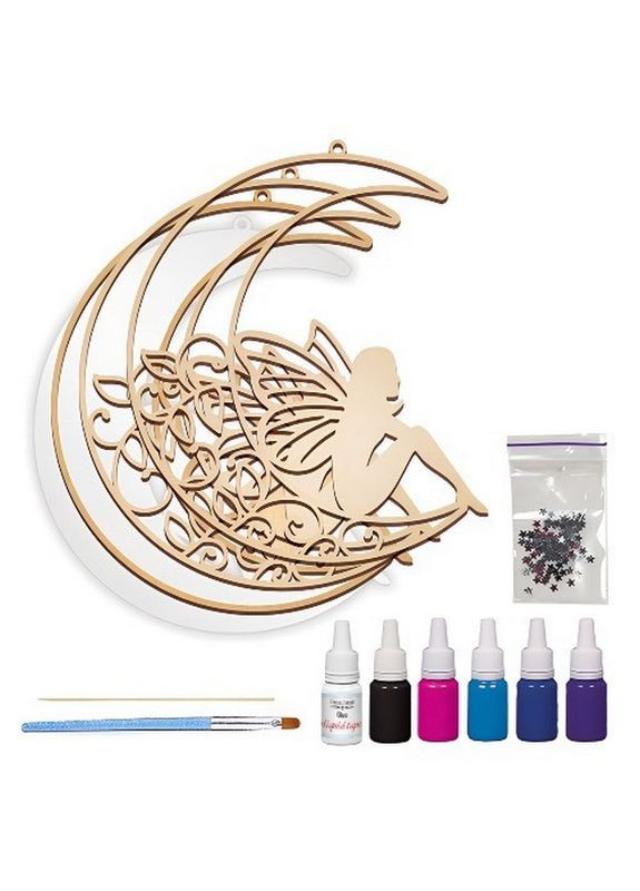 Набір для вітражного живопису за номерами "Красива Казка" FDSGK 12 Fabrika Decoru (365252053)