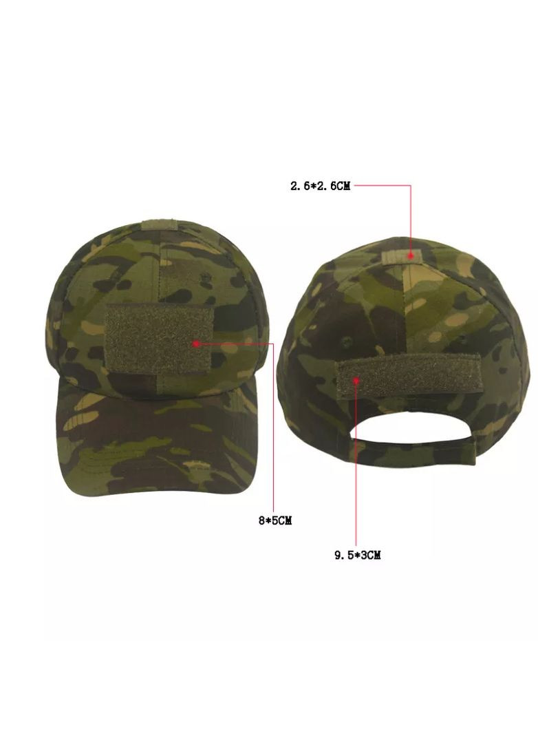 Кепка Тактическая ClefersTac C34 Мультикам универсальная с Липучками для нашивок (5002365) Clefers (327072160)