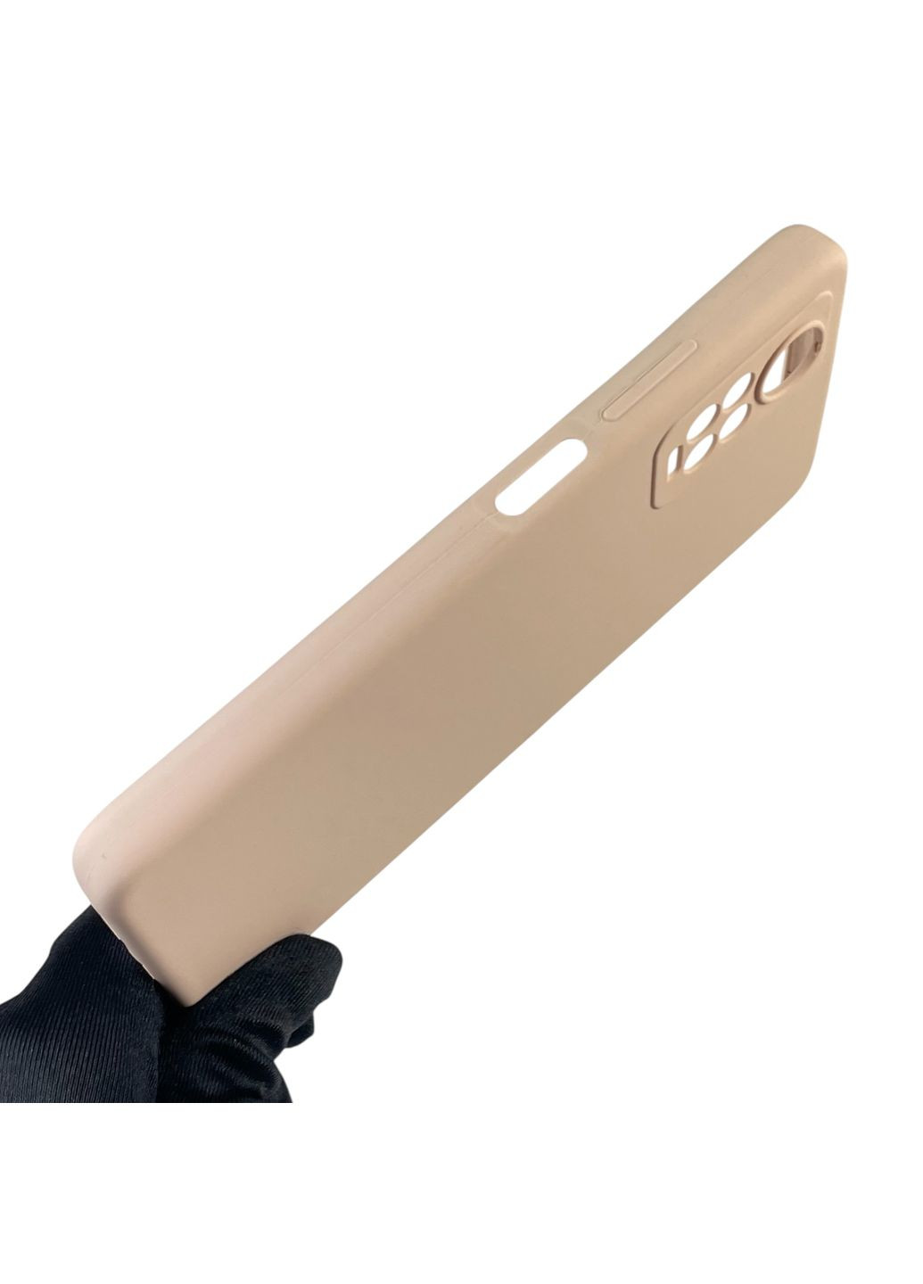 Чехол для Redmi Note 11 Pro 4G силиконовый с микрофиброй на сяоми редми нот 11 про 4г пудровый Xiaomi (366389836)